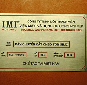 Tem Mác Kim Loại 045